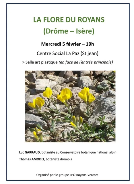 Conférence - La flore du Royans