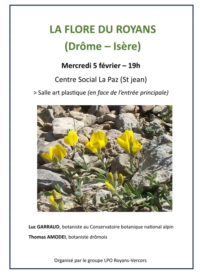 Conférence - La flore du Royans